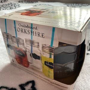 Chalkboard Mason Jar Cups